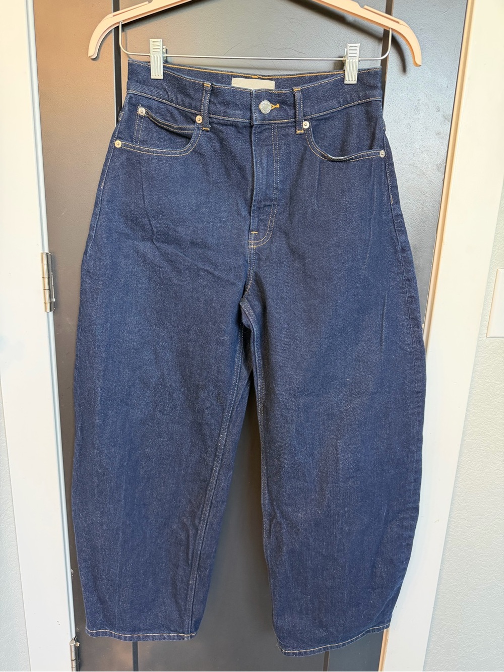 Women’s Everlane Dark Blue BarrelJeans